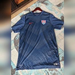 Men's USA Soccer Team Nike Jersey navy dri-fit large
